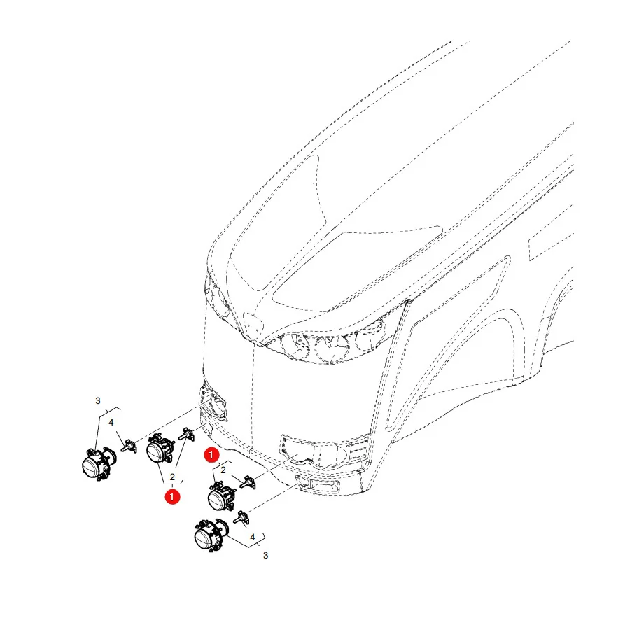AGCO - 4352675M3 - Scheinwerferlampe Massey Ferguson