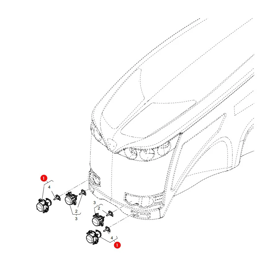 AGCO - 4352924M3 - Kühlergrill-Scheinwerfer Massey Ferguson