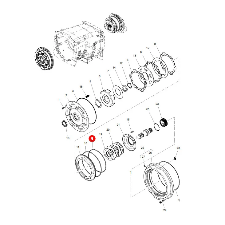 AGCO - 4358303M1 - Getriebe-O-Ring Massey Ferguson