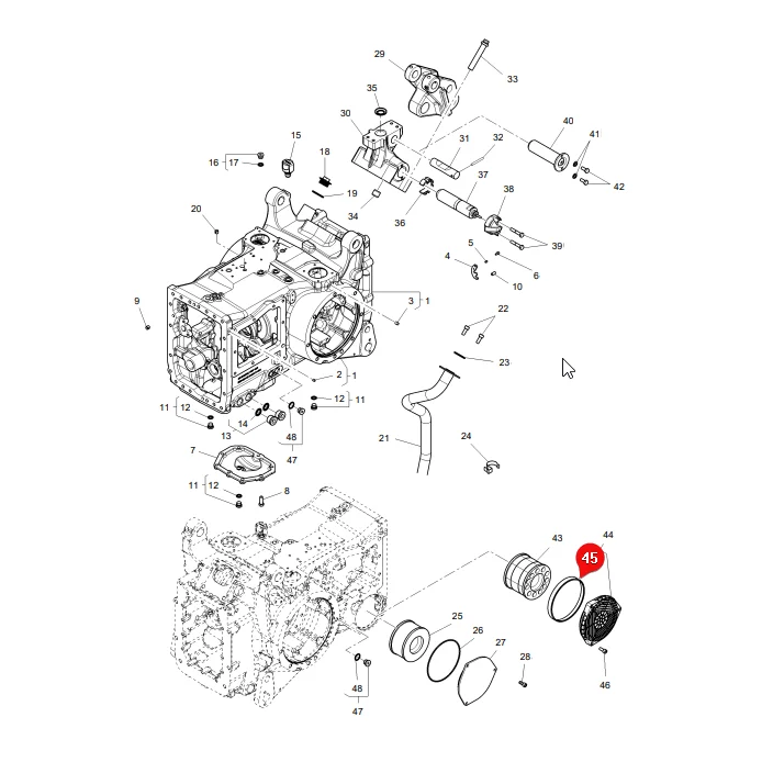 AGCO - 4363051M1 - Massey Ferguson Getriebefilterdichtung