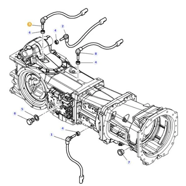 AGCO - 4364876M1 - Massey Ferguson  Drehzahlsensor