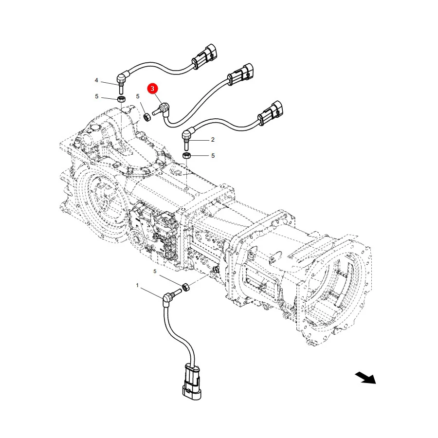 AGCO - 4371900M1 - Massey Ferguson Induktiver Sensor