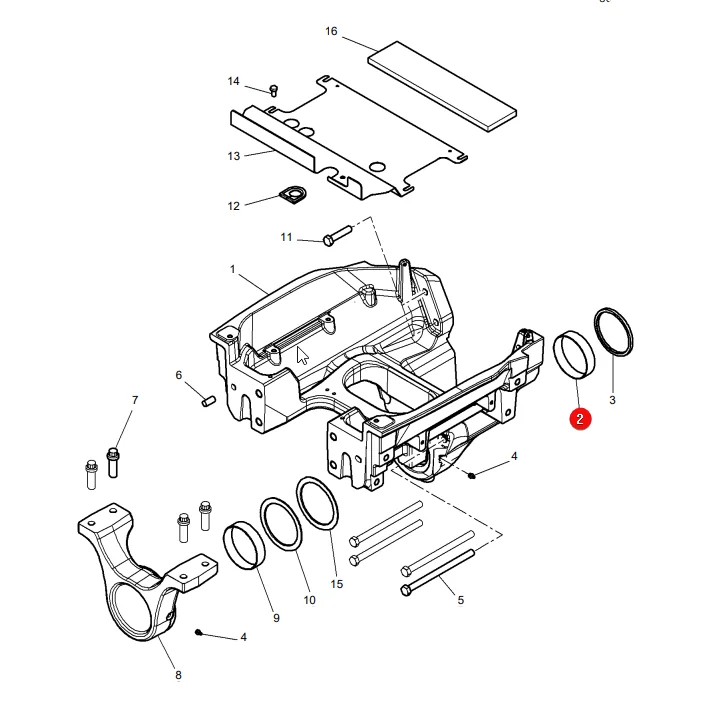 AGCO - 4377496M1 - Gleitmuffe Vorderachse Massey Ferguson