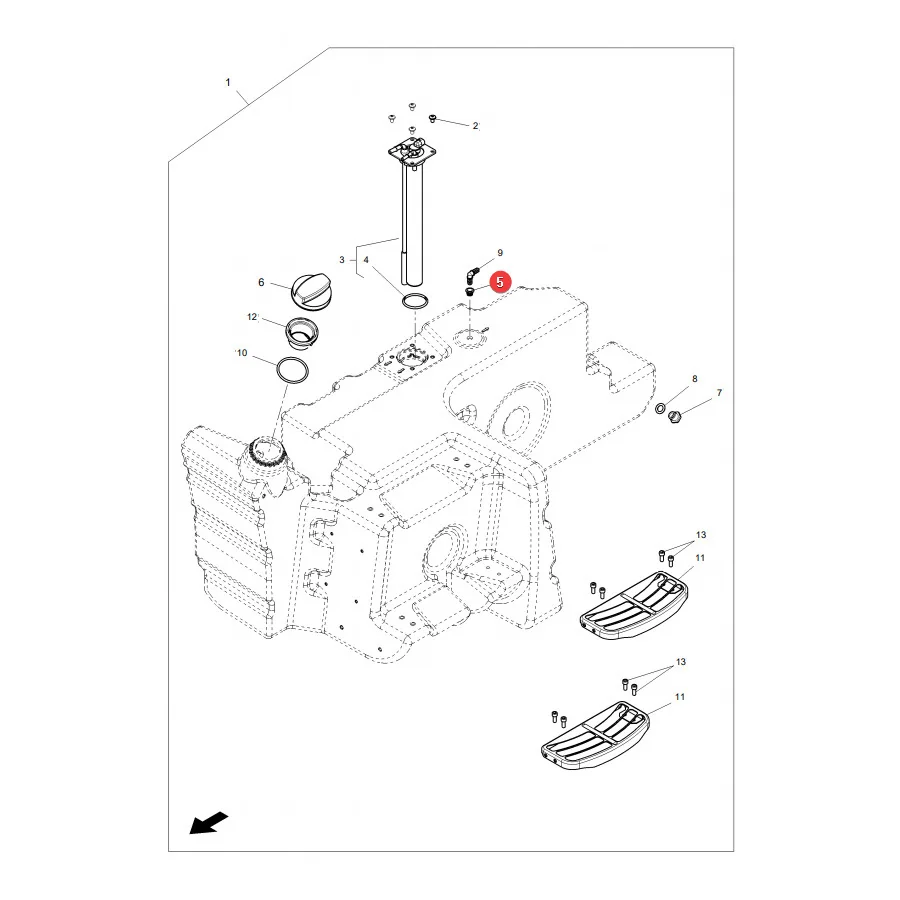 AGCO - 4380438M1 - Reduzierhülse Massey Ferguson