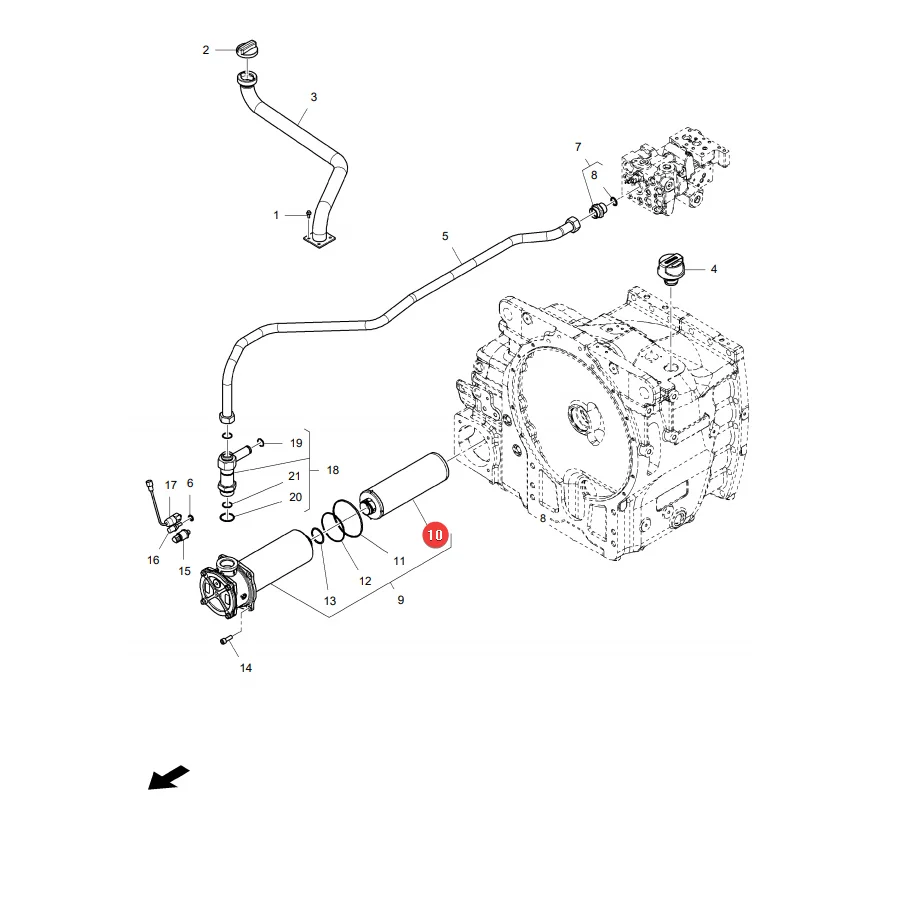 AGCO - 4381314M1 - Hydraulikölfilter Massey Ferguson