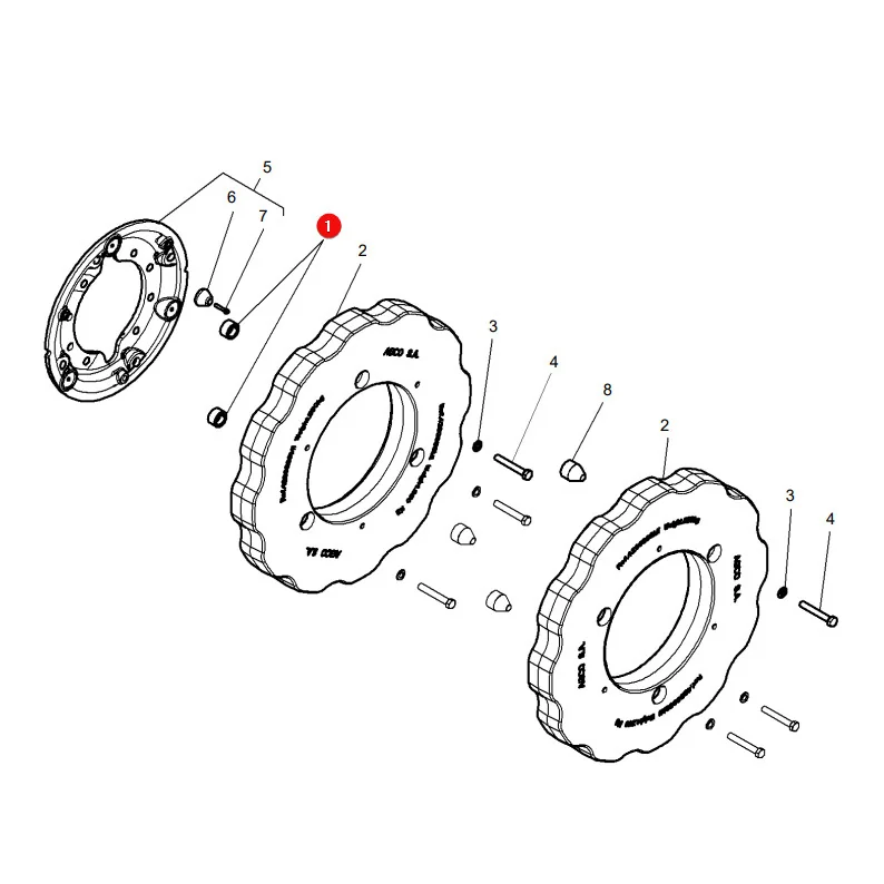 AGCO - 4384925M1 - Rad-Distanzring Massey Ferguson