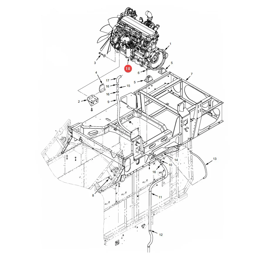 AGCO - 504594D1 - Motorölfilter Massey Ferguson