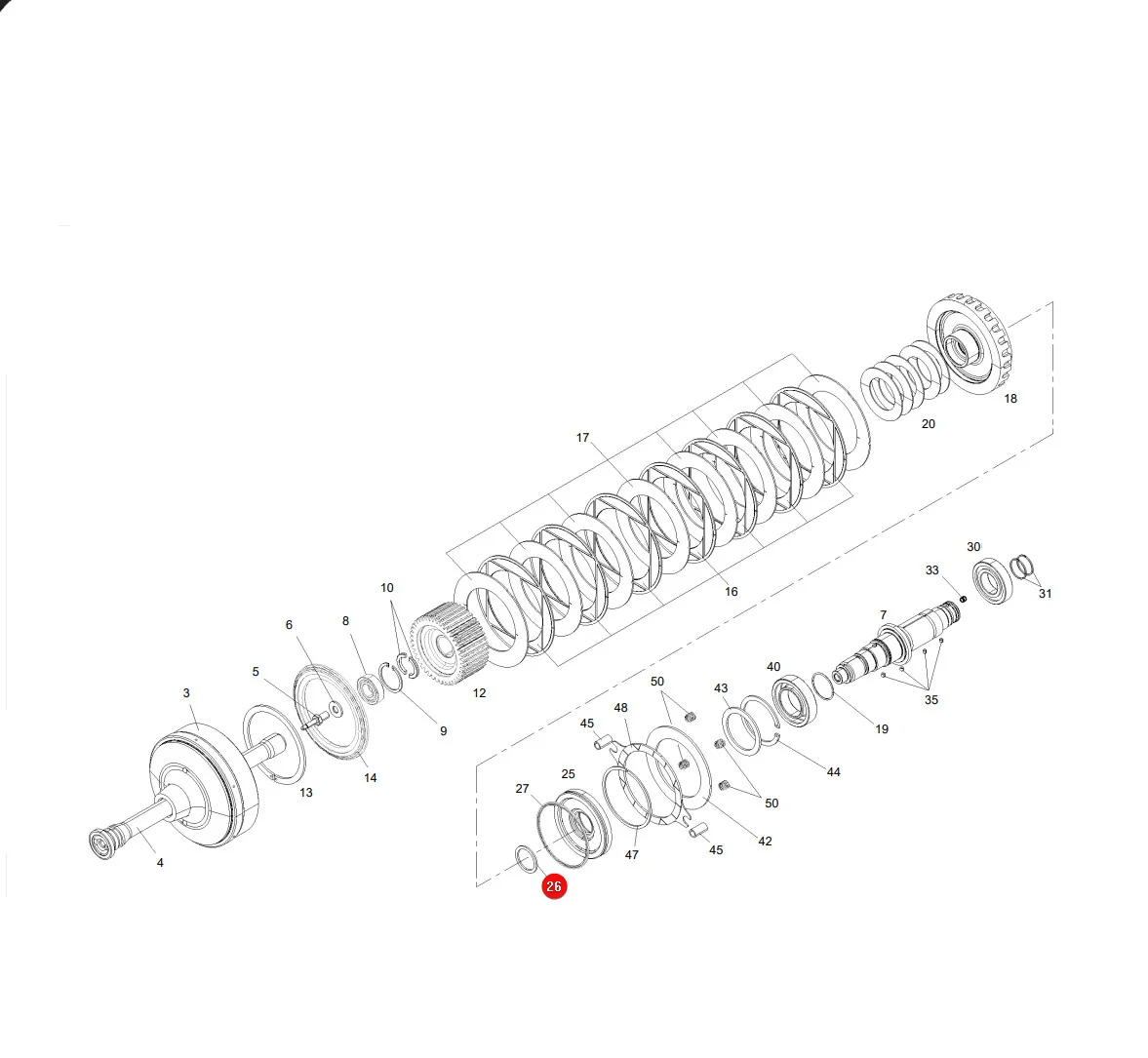 AGCO - 514100220430 - Zapfwellen-Wellendichtring Massey Ferguson
