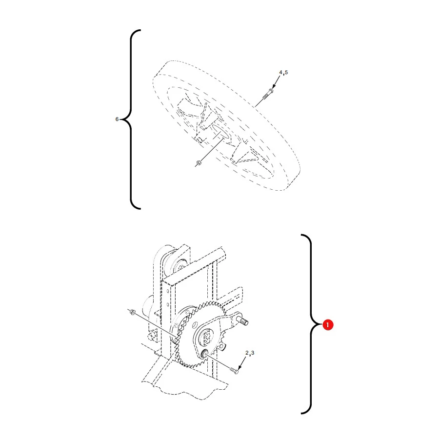 AGCO - 700114059 - Bolzensatz für die Presse Massey Ferguson