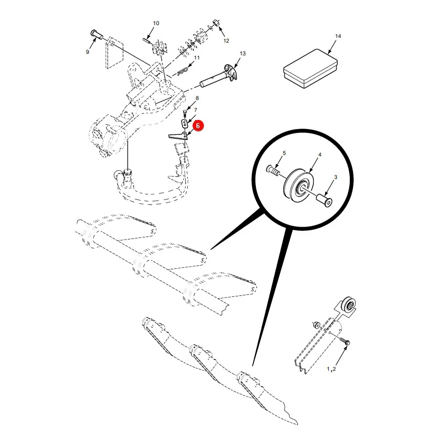 AGCO - 700718710 - Garnmesser Massey Ferguson