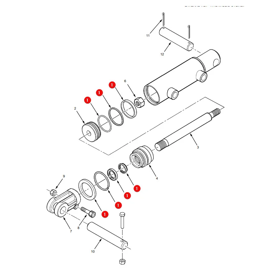 AGCO - 700729238 - Dichtungssatz Massey Ferguson
