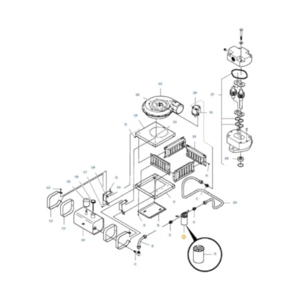 AGCO - 7033616 - Hydraulikfilter Massey Ferguson