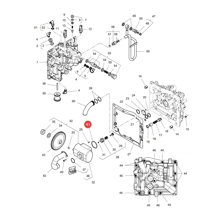 AGCO - 70923579 - Massey Ferguson  Getriebedeckel-O-Ring