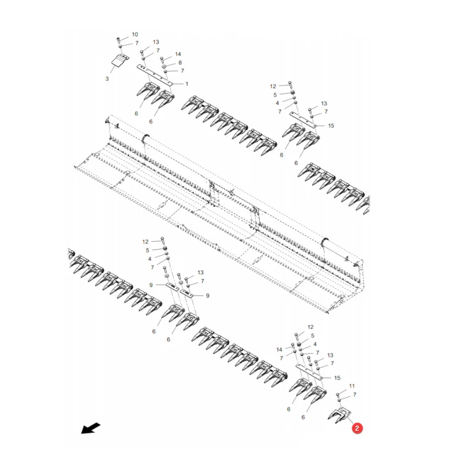 AGCO - 71386905 - Doppelter Außenölmessstab Massey Ferguson