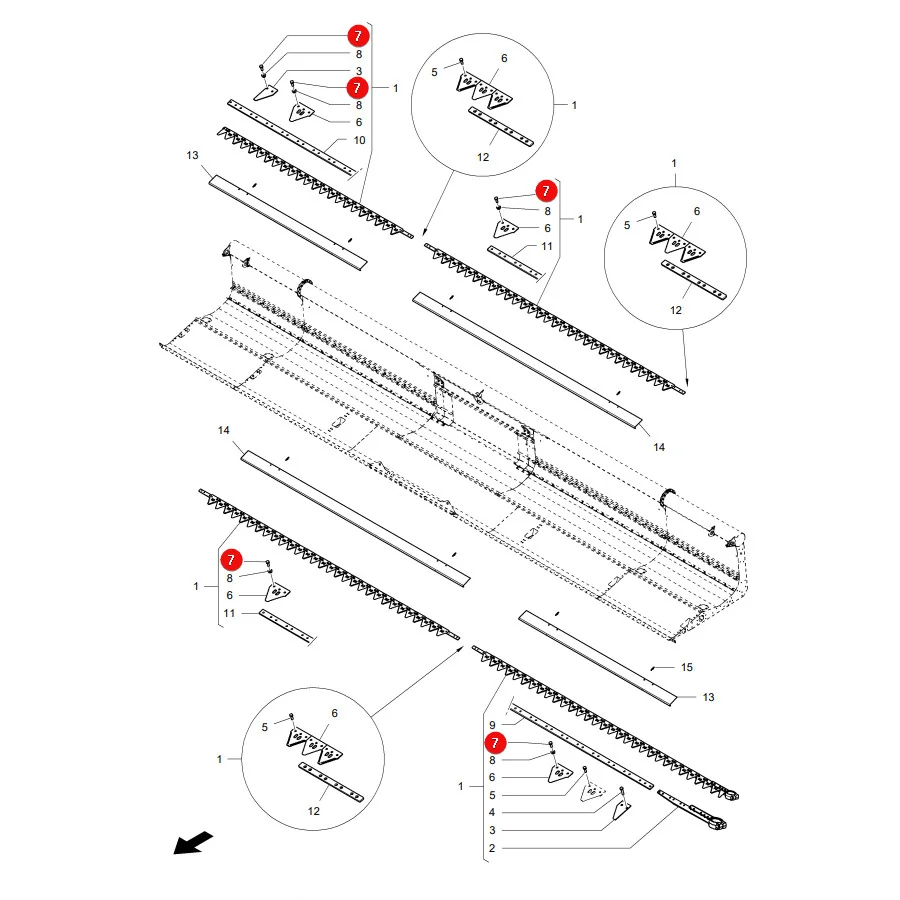 AGCO - 71386952 - Sichelbolzen Massey Ferguson