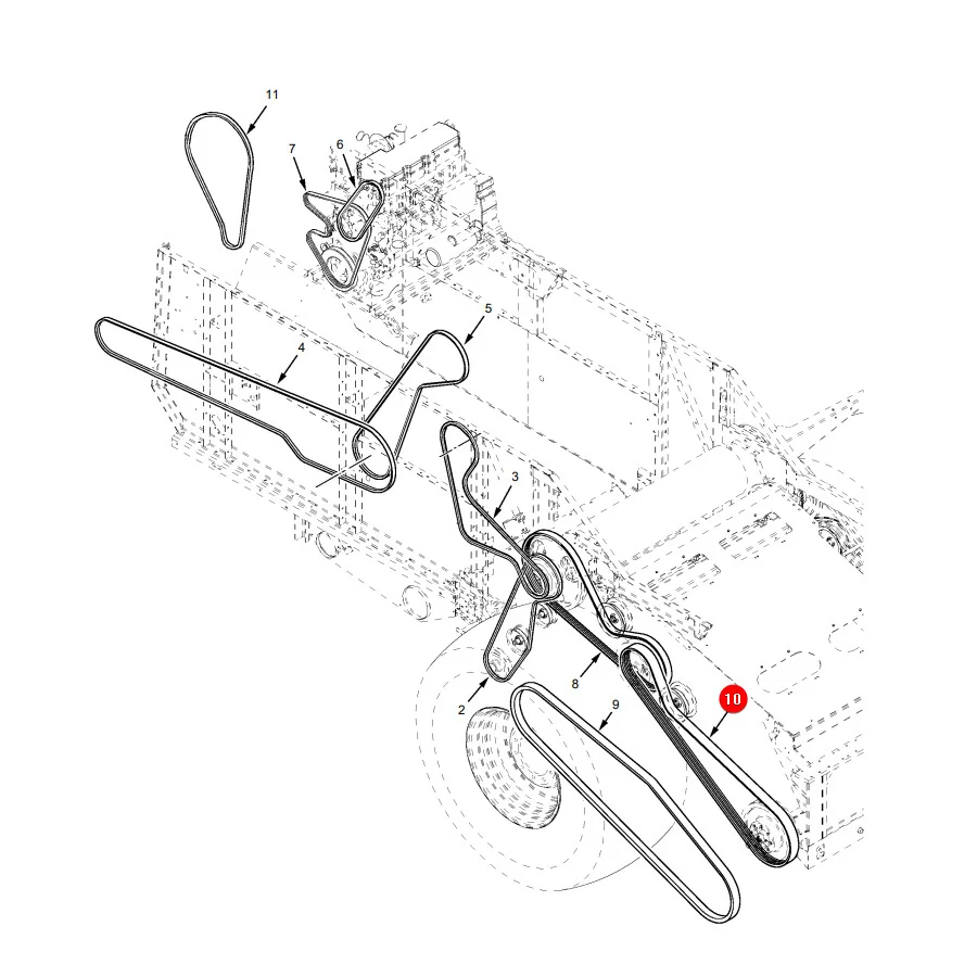 AGCO - 71399519 - Keilriemen Massey Ferguson