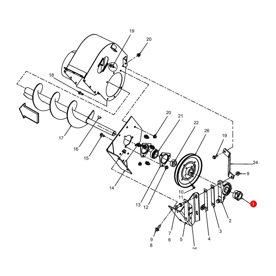 AGCO - 71422604 - Korntank-Sensor Massey Ferguson