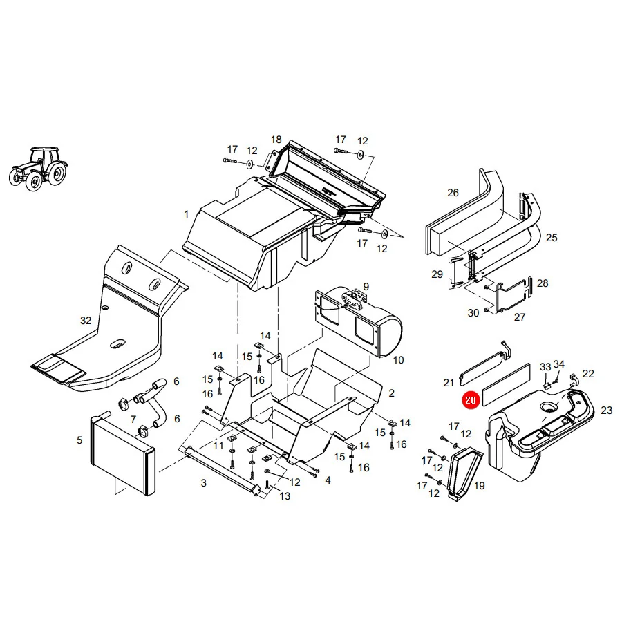 AGCO - 716810130250 - Fendt Kabinenfilter