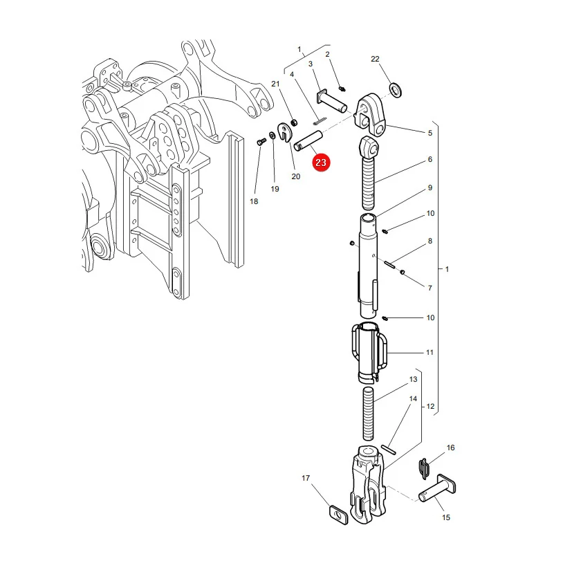 AGCO - 718870030050 -  Massey Ferguson Aufhängebolzen