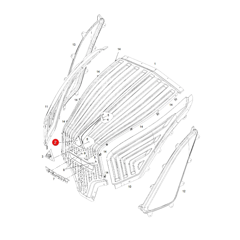 AGCO - 737500021450 - Logosockel Fendt