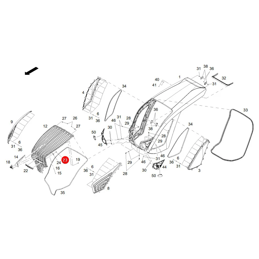 AGCO - 737500021720 - Haubenstopfen Fendt
