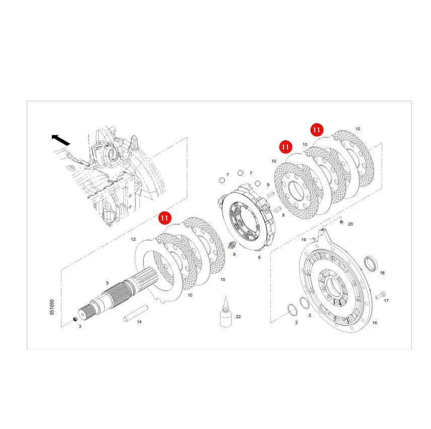 AGCO - 743150150120 - Massey Ferguson Außenscheibe