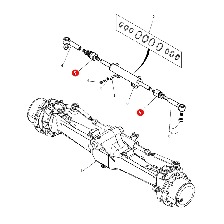AGCO - 7502445012 - Massey Ferguson Lenkung Spurstangenkugelgelenk