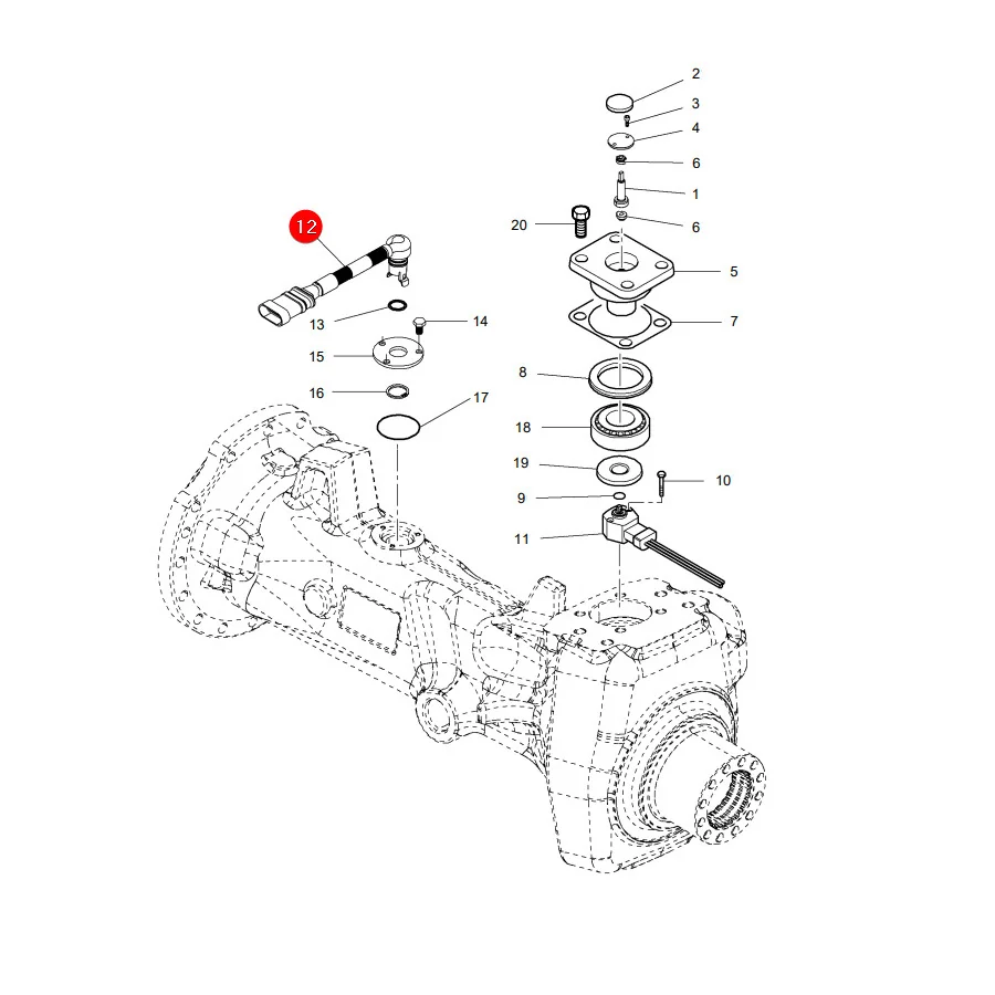 AGCO - 7700104901 - Massey Ferguson Kabelbaum