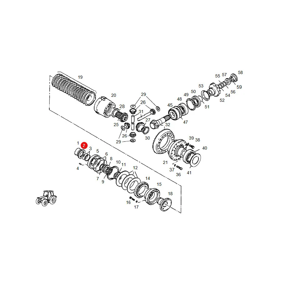 AGCO - 816300020660 - Gleitbuchse der Vorderachse Fendt