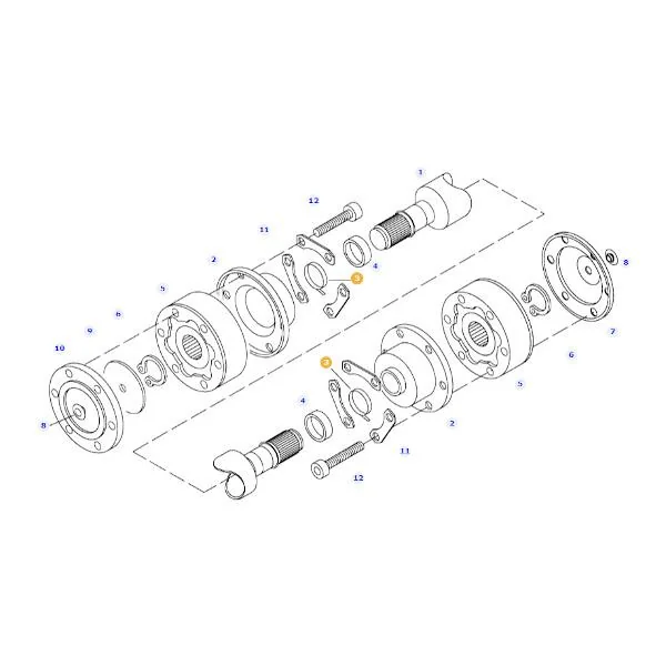 AGCO - 816301080320 - Schelle der Vorderachse Fendt