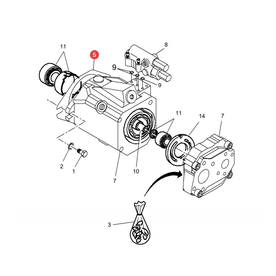AGCO - 816940010010 - Massey Ferguson  Formdichtung