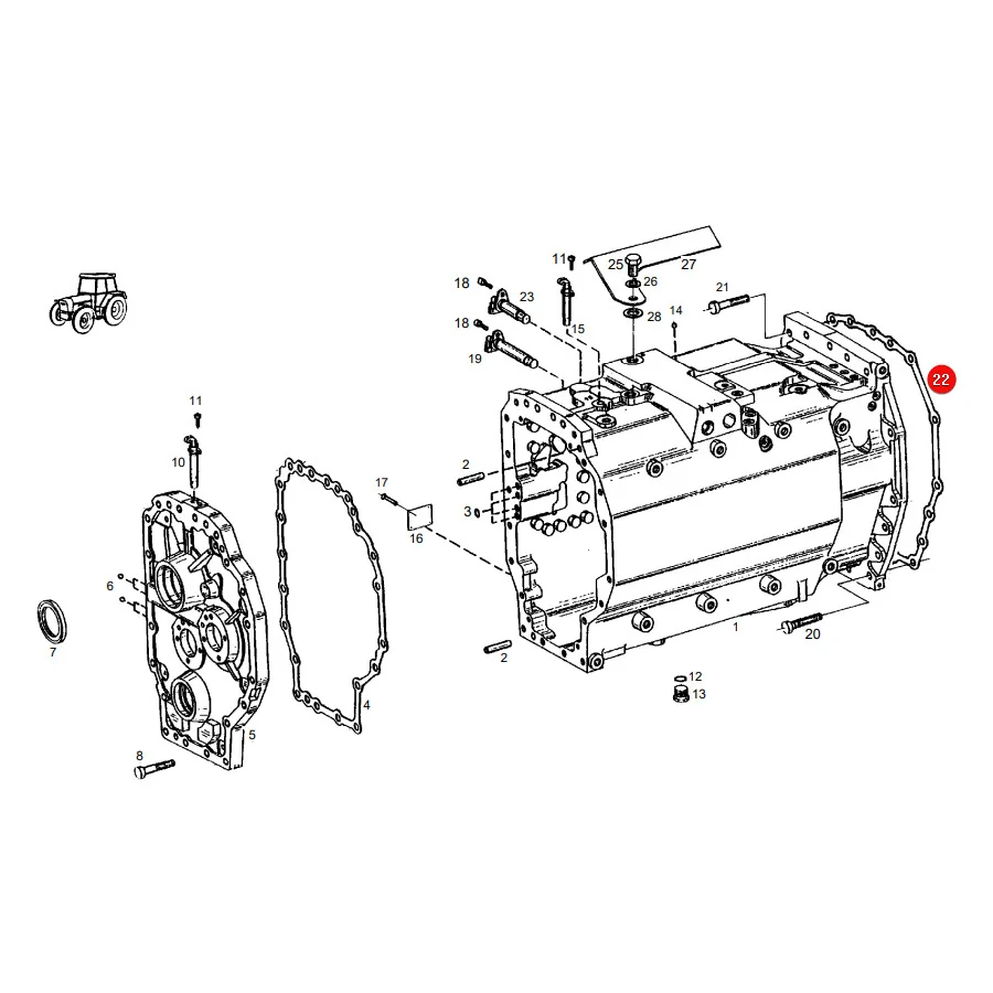 AGCO - 822100050060 - Fendt Getriebedichtung