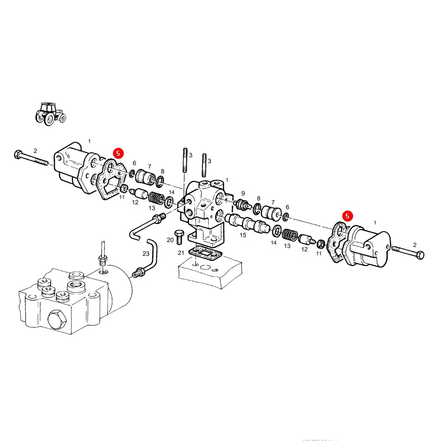 AGCO - 822100070441 - Fendt Hydraulikventildichtung