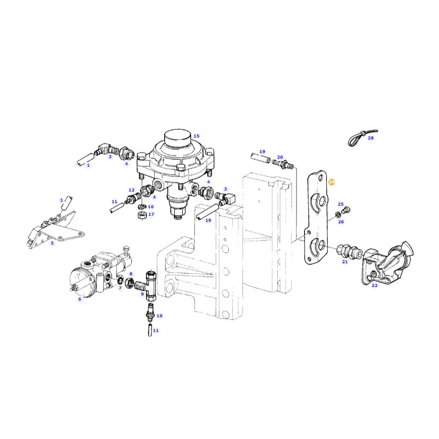 AGCO - 822880100020 - Fendt Halterung
