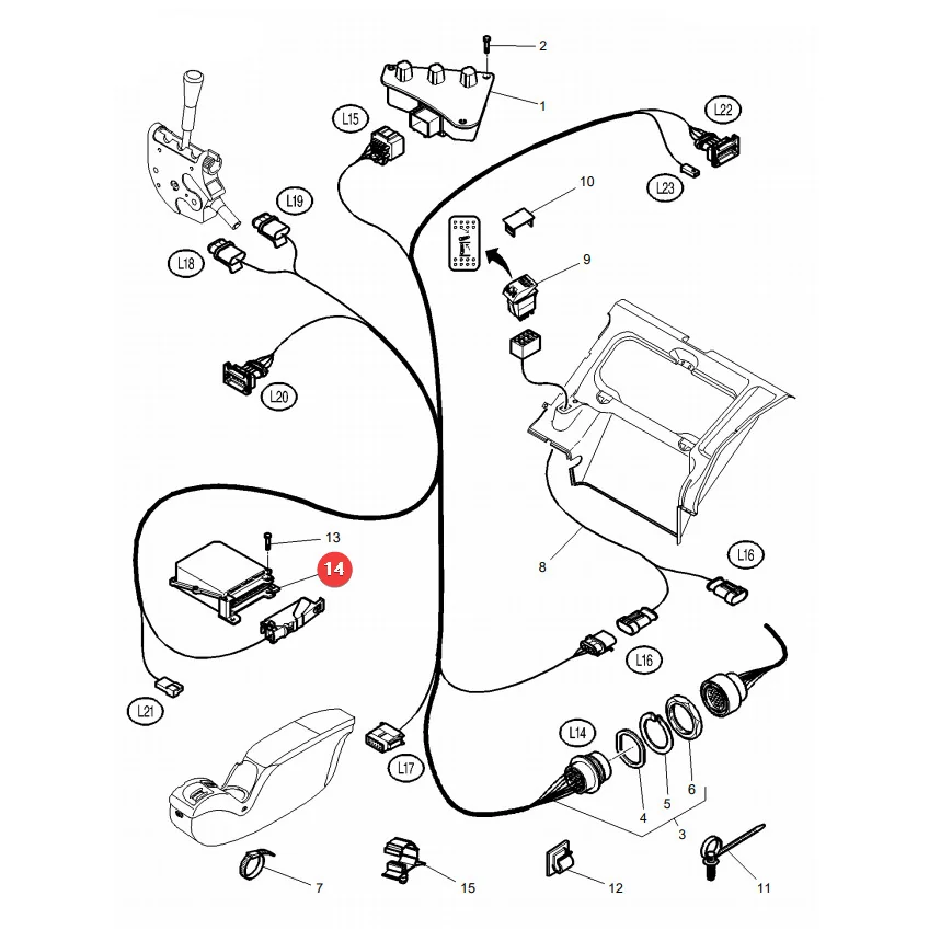 AGCO - 9013500M1 - Auto 5 DC Modul Massey Ferguson