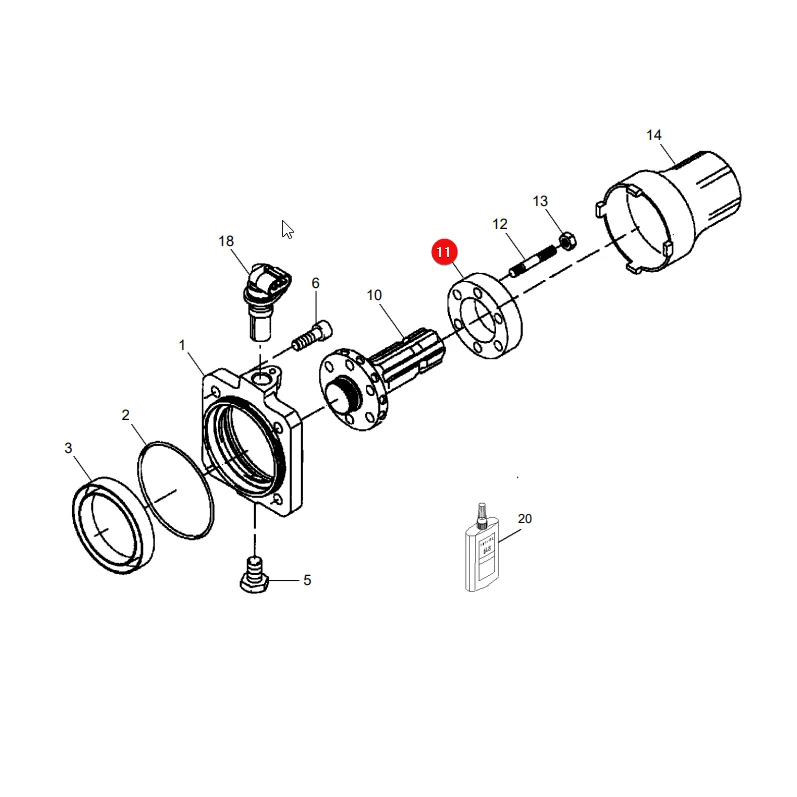 AGCO - 926150220080 - Massey Ferguson Zapfwellen-Distanzring