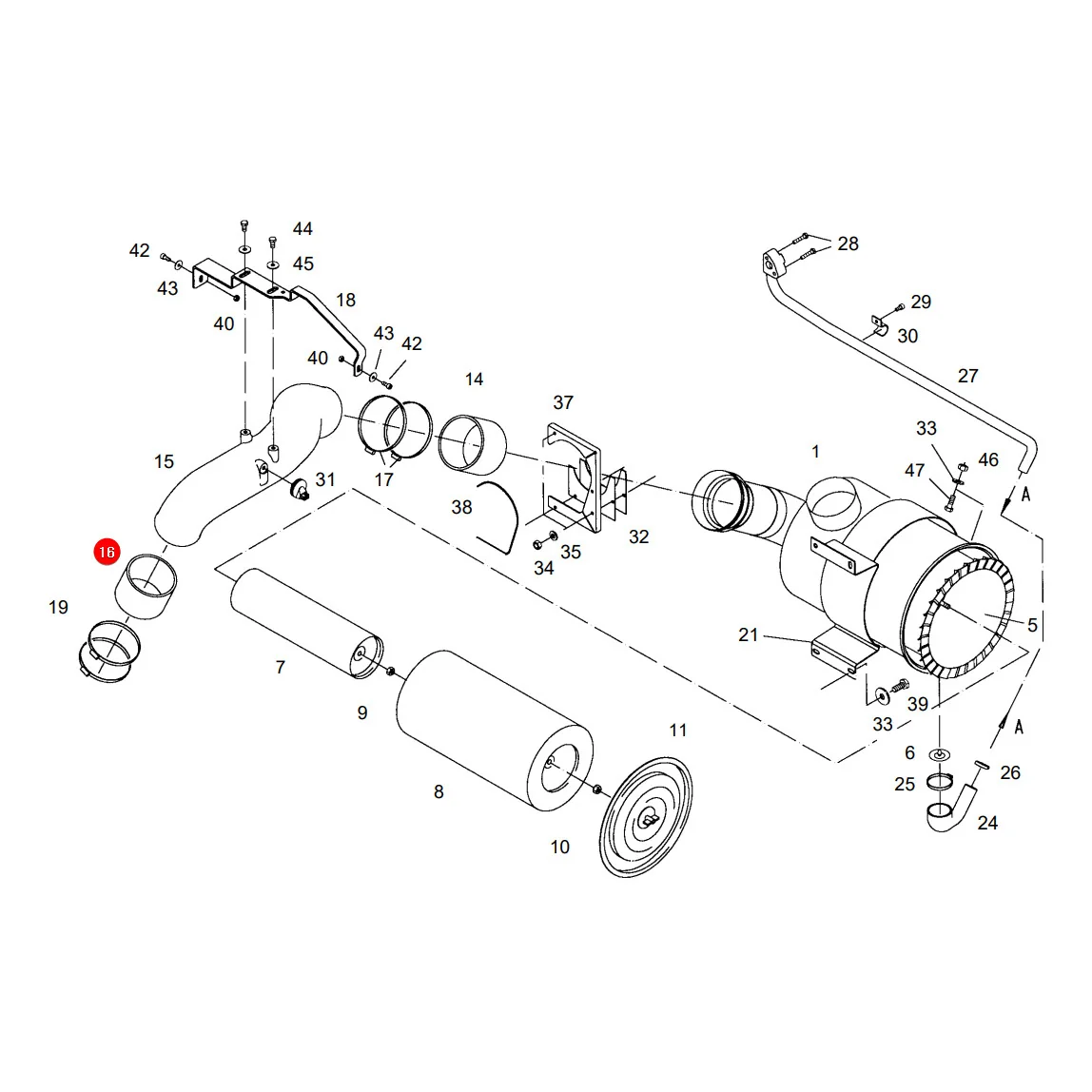 AGCO - 926200090120 - Gummiverbinder Fendt