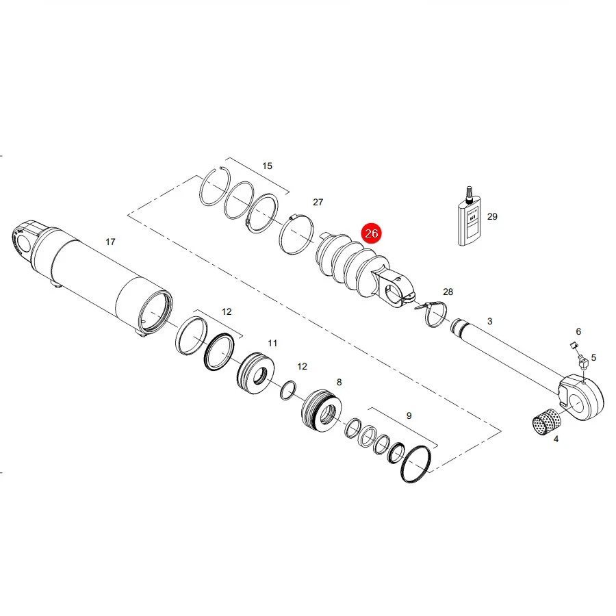 AGCO - 931920020010 - Fendt Gummiabdeckung