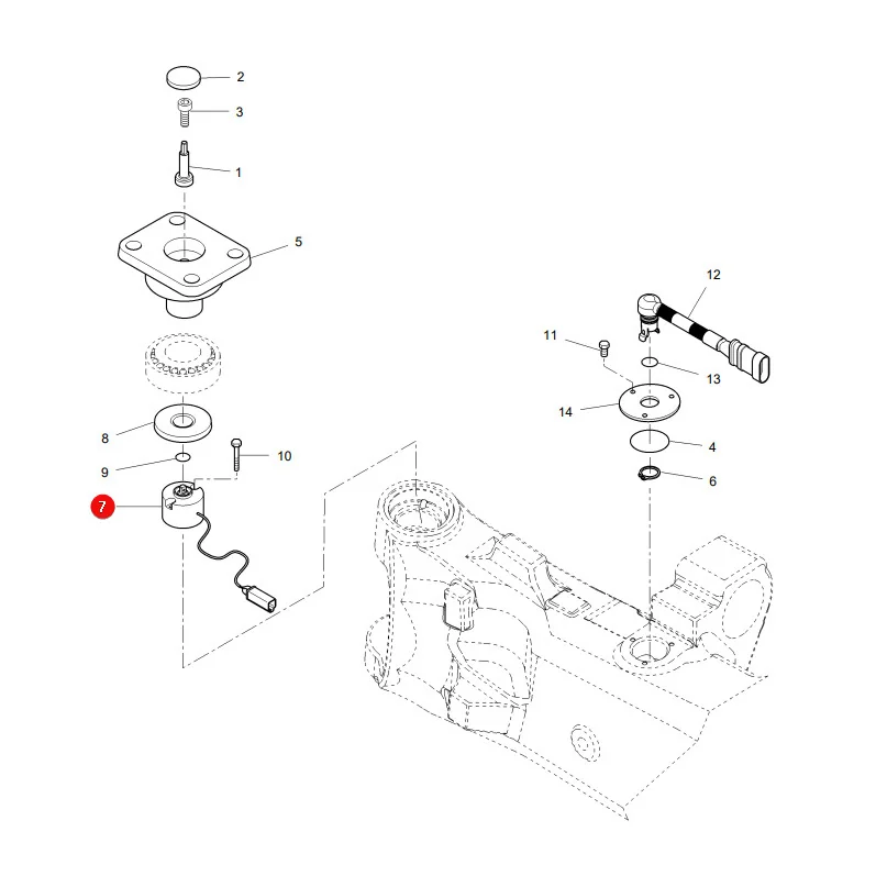 AGCO - ACP0279010 - Lenksensor Massey Ferguson
