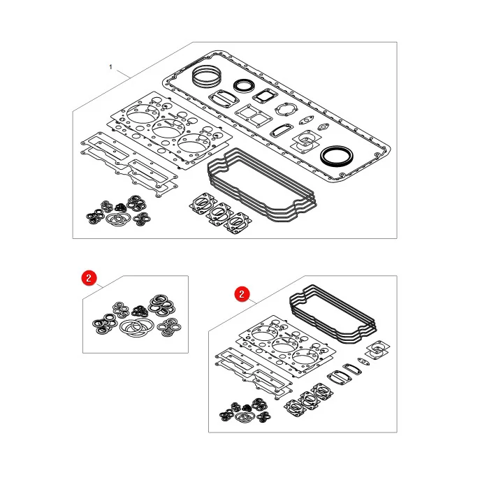 AGCO - ACP0406710 - Massey Ferguson Motordichtungssatz