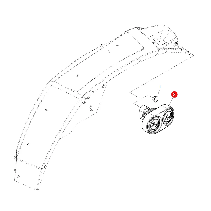 AGCO - ACW016794D - Doppelschalter Massey Ferguson