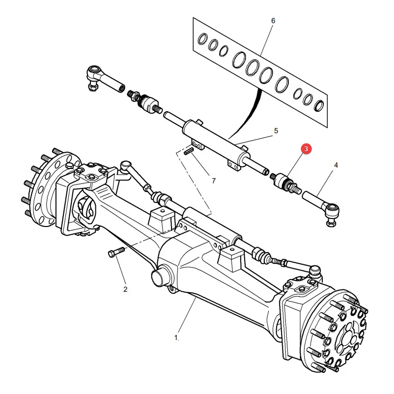 Agco - ACW0283150 - Lenkzylindergelenk Massey Ferguson