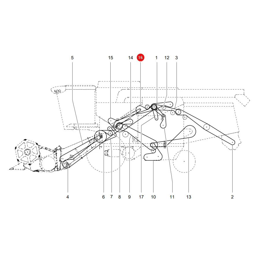 AGCO - ACW0366960 - Keilriemen Massey Ferguson
