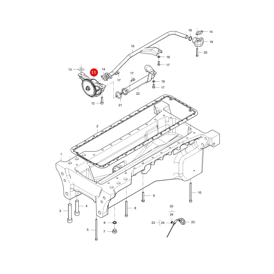 AGCO - ACW1799230 - Massey Ferguson Ölpumpe
