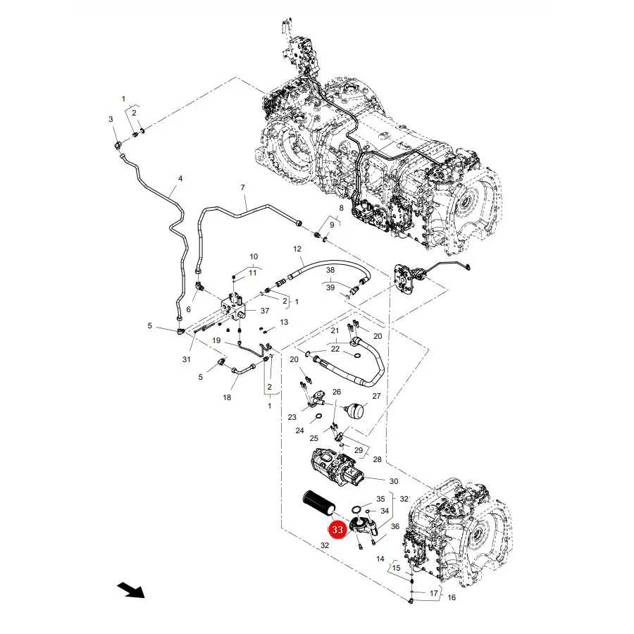 AGCO - ACW4822680 - Hydraulikfilter Massey Ferguson