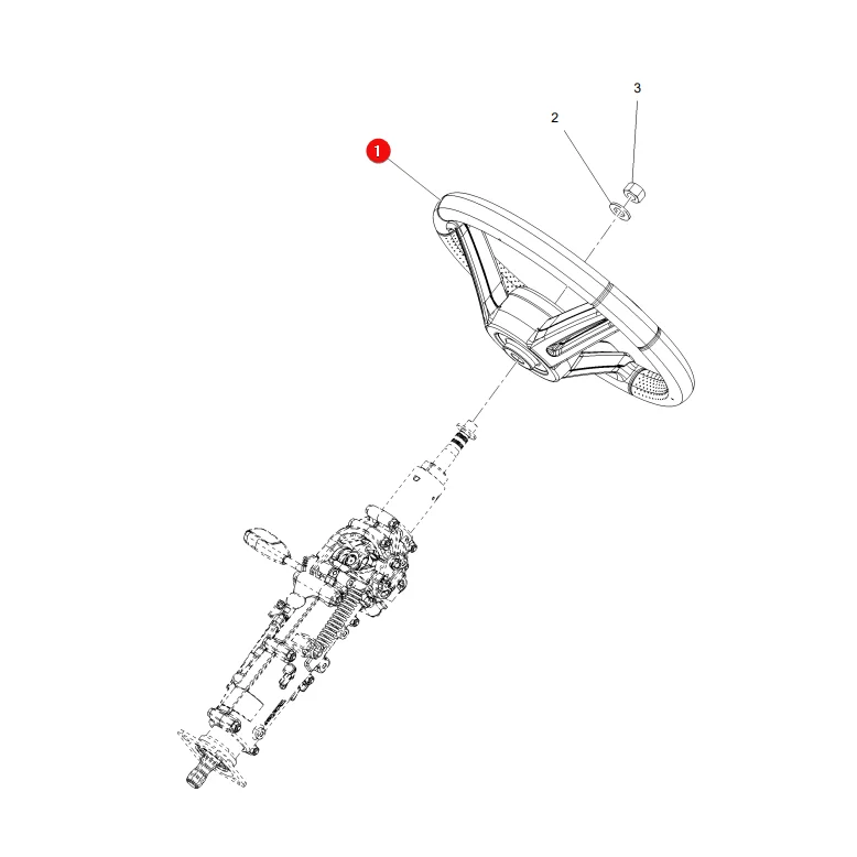 AGCO - ACW667715A - Massey Ferguson  "S"-Lenkrad