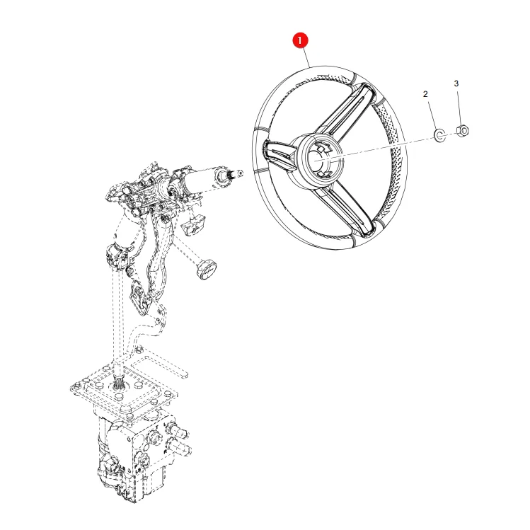 AGCO - ACW673946A - Massey Ferguson "S"-Lenkrad