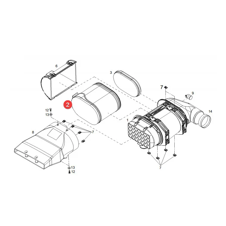 AGCO - ACX2412640 - Massey Ferguson Außenluftfilter