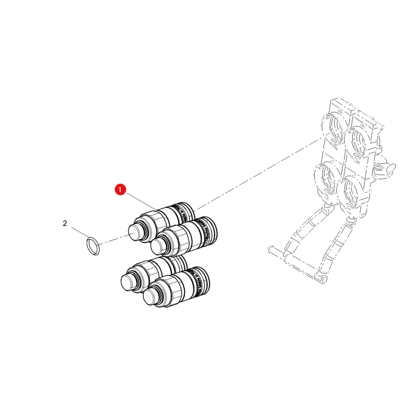 AGCO - ACX2462630 - Hydraulischer Schnellkuppler Massey Ferguson