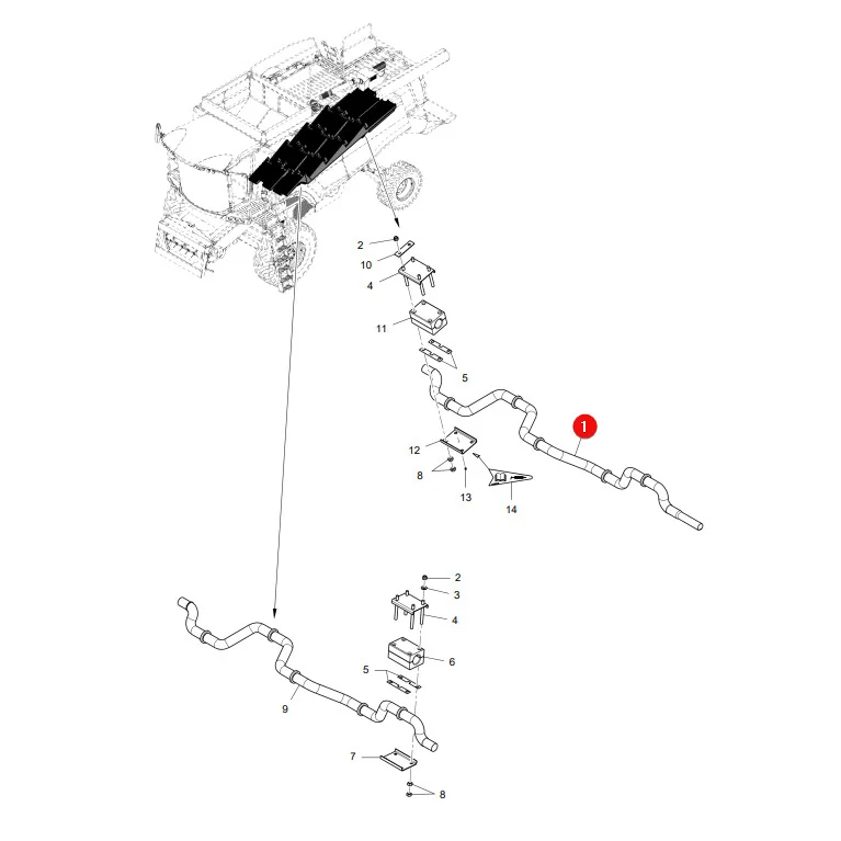 AGCO - ACX4069060 -  Massey Ferguson Shaker-Welle